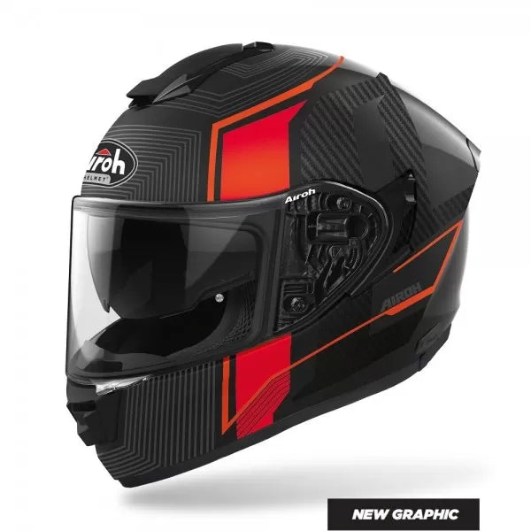 AIROH ST 501 ALPHA RED MATT HELMET