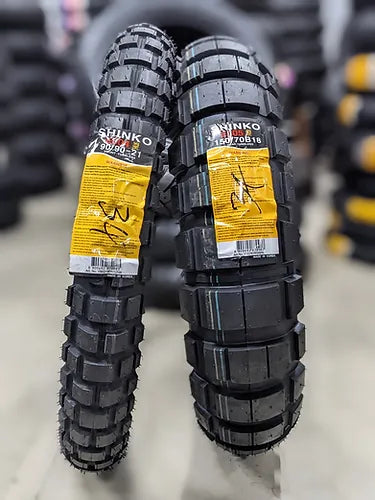 SHINKO ADVENTURE TRAIL E804 90/90 B21 Front Two Wheeler Tyre