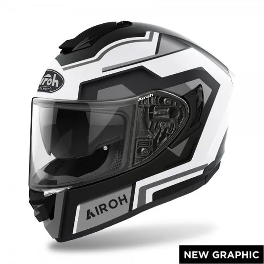 AIROH ST 501 SQUARE BLACK MATT HELMET