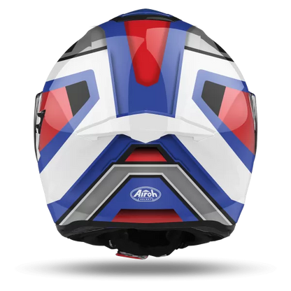 AIROH ST 501 SQUARE BULE RED GLOSS HELMET