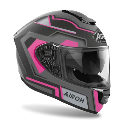 AIROH ST 501 SQUARE PINK MATT HELMET