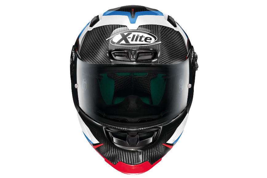 X-lite X-803RS (Motomaster) - Red, White, Blue, Orange, Blue & Red, White (Main Color) - SBK Motoparts