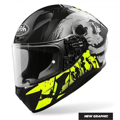 AIROH VALOR AKUNA YELLOW GLOSS HELMET