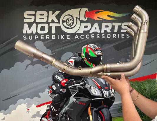 SBK RaceLabFull Titanium( GRADE-5) Handmade Headers for BMW S1000RR 2019-2025