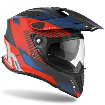 AIROH COMMANDER BOOST RED BLUE MATT HELMET