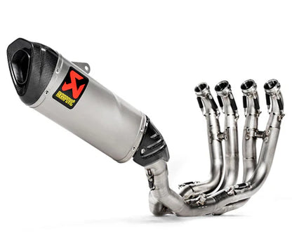 BMW S1000RR Akrapovic Complete Evolution Exhaust System BMW M 1000 RR, S 1000 RR 19-, S 1000 R 21-, Full Titanium Pipes / Muffler