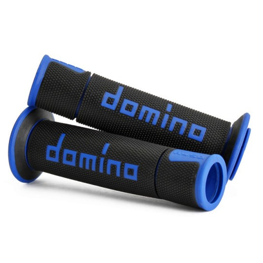 Domino Handlebar Grips Black/Blue – A45041C4840B7-0