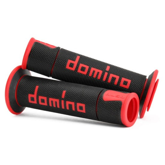 Domino Handlebar Grips Black/Red – A45041C4240B7-0