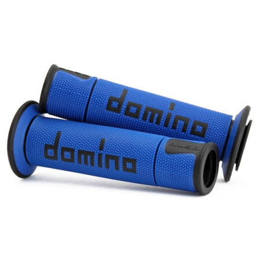 Domino Handlebar Grips Blue/Black – A45041C4048B7-0
