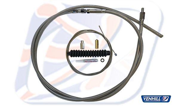 Harley Davidson Clutchcablekit–Braided U01-1-202