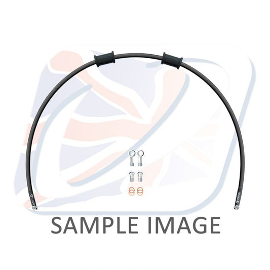 Honda Rear brake1 Hose kit Chrome HON-10030R-CL