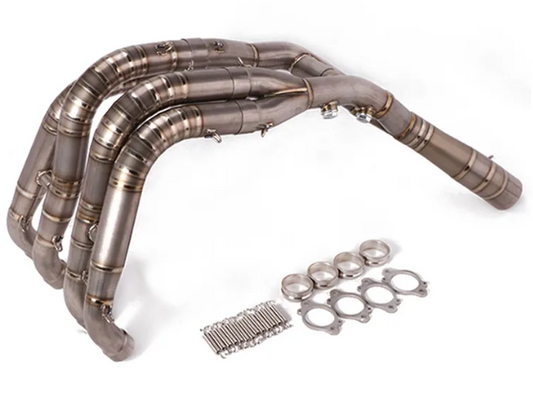 SBK Titanium Alloy S1000RR Exhaust System 2020 Complete Exhaust Header Pipe S1000RR Slip On Muffler Exhaust