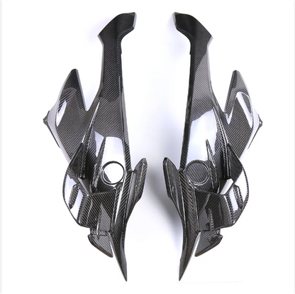 SBK 100% 3K Carbon Fiber Motorcycle Body Parts Side Winglet Fairings Kit Winglets For BMW S1000RR M1000RR 2023-2024 Wings+Front Fairings