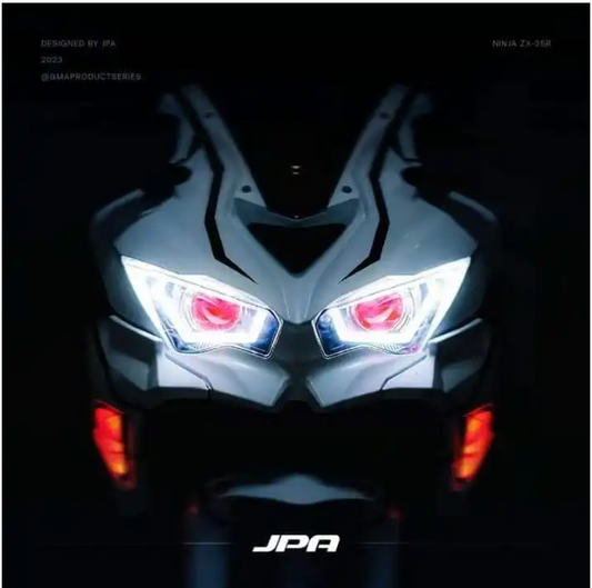 JPA NINJA ZX25R ZX6R ZX4R 2021-2024 PROJECTOR LED Modified front headlamp Headlight for Kawasaki MOTORCYCLE ACCESSORY NINJA 400 SBK Motoparts