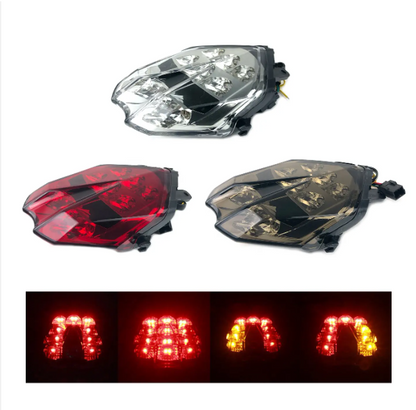 REALZION Motorcycle Taillight Tail Lamp LED Rear Light With Turn Signal For Triumph Daytona 675R 2013 - 2024 SBK Motoparts