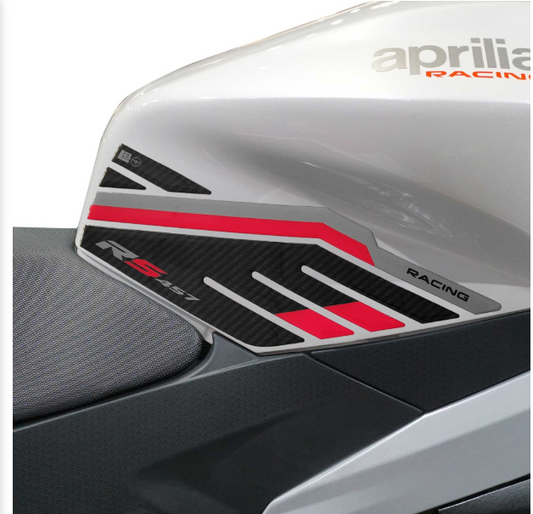 Label Bike 3D Stickers Side Tank Protections Compatible with Aprilia RS 457 2024