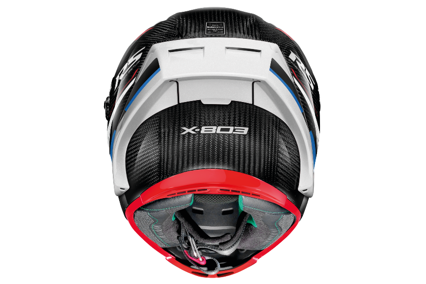 X-lite X-803RS (Motomaster) - Red, White, Blue, Orange, Blue & Red, White (Main Color) - SBK Motoparts