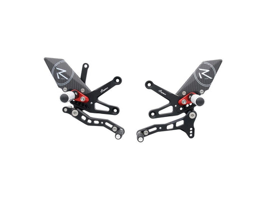 ADJUSTABLE FOOTRESTS VERSION R LIGHTECH KAWASAKI ZX-10R 2016-2020