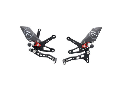ADJUSTABLE FOOTRESTS VERSION R LIGHTECH KAWASAKI ZX-10R 2016-2020
