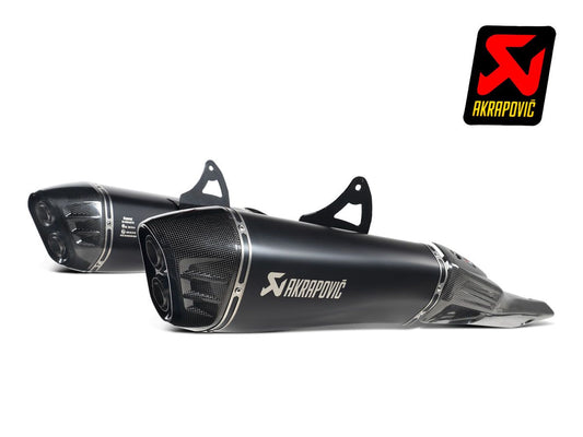 AKRAPOVIC SLIP ON BLACK TITANIUM SILENCER SUZUKI GSX 1300 R HAYABUSA 2021-2025