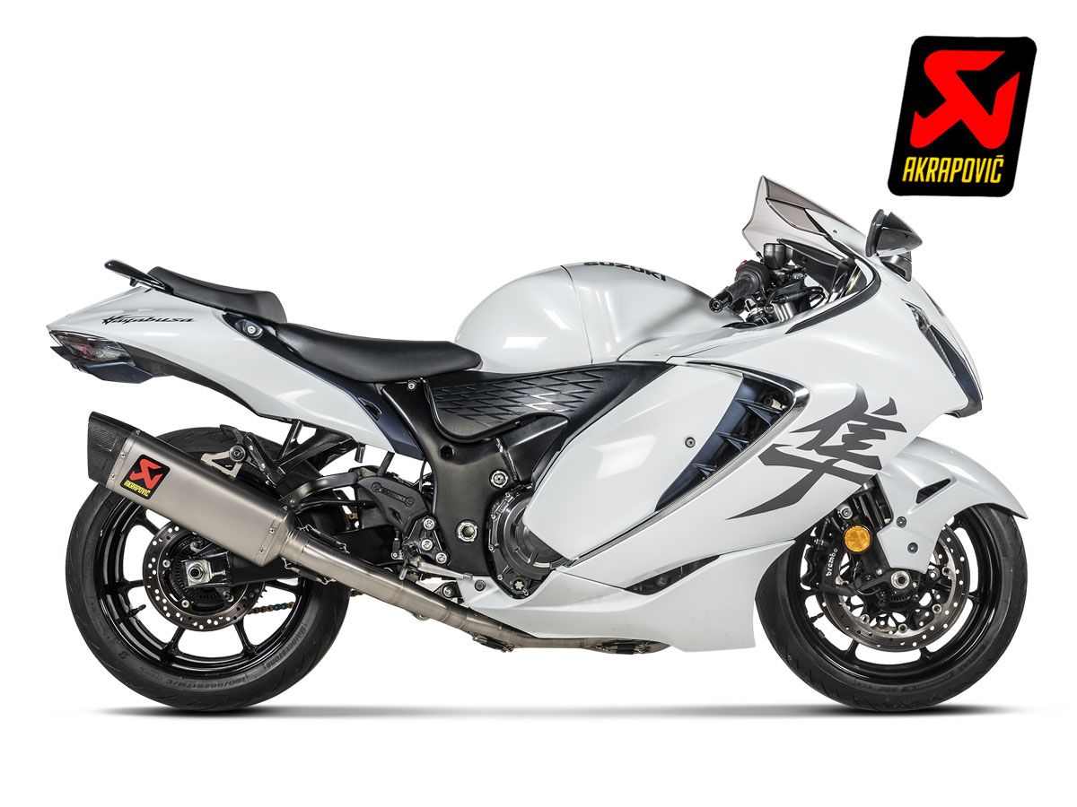 AKRAPOVIC TITANIUM RACING COMPLETE EXHAUST SYSTEM SUZUKI GSX 1300 R HAYABUSA 2021-2025