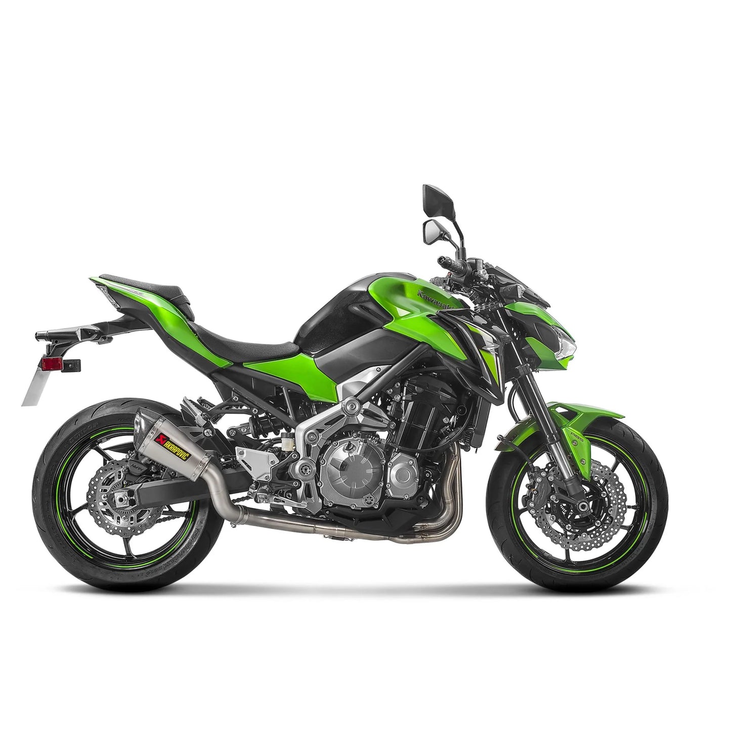 AKRAPOVIC KAWASAKI Z900 2020 Slip-On Line (Titanium) (S-K9SO7-ASZT)