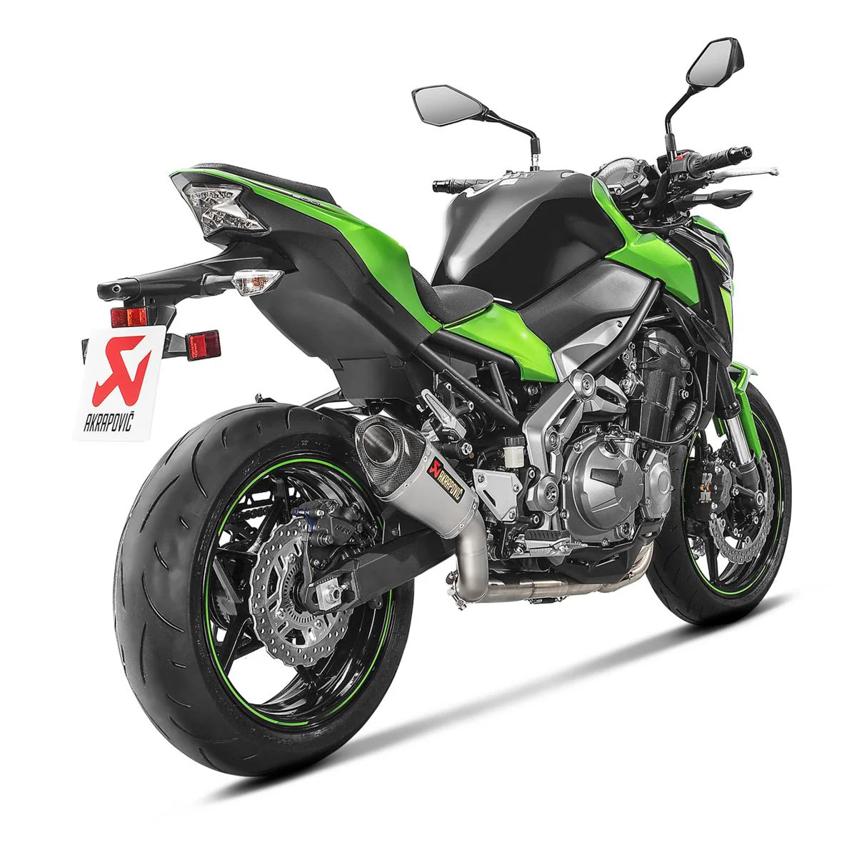 AKRAPOVIC KAWASAKI Z900 2020 Slip-On Line (Titanium) (S-K9SO7-ASZT)