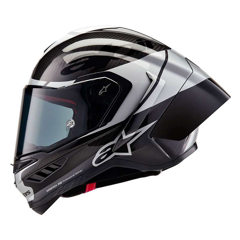 Alpinestars Supertech R10 Element Helmet Silver Gloss