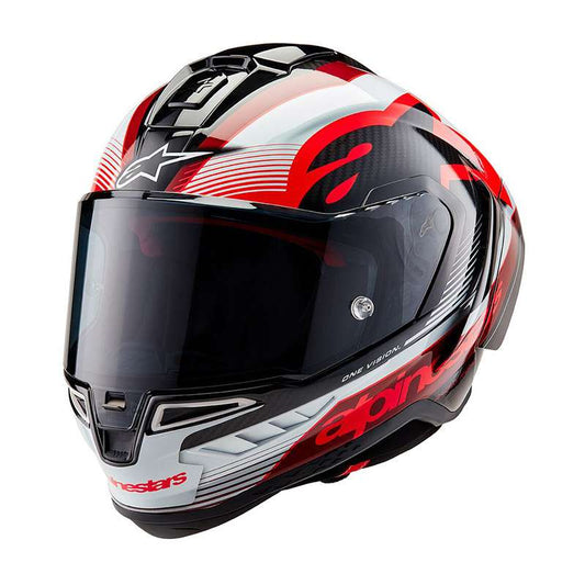 Alpinestars Supertech R10 Team Helmet Red Gloss