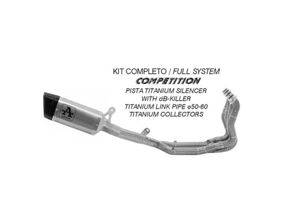 ARROW COMPETITION COMPLETE EXHAUST KIT BMW S 1000 R 2021-2024