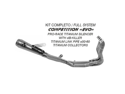 ARROW COMPETITION "EVO" COMPLETE EXHAUST SYSTEM BMW S 1000 R 2021-2024