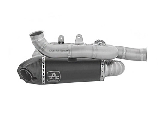 ARROW RACING WORKS DARK TITANIUM-CARBY SILENCER DUCATI PANIGALE V4 2025