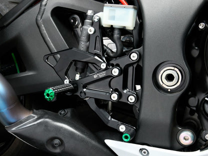 BONAMICI RACING ADJUSTABLE REAR SETS KIT KAWASAKI ZX-10R 2016-2020