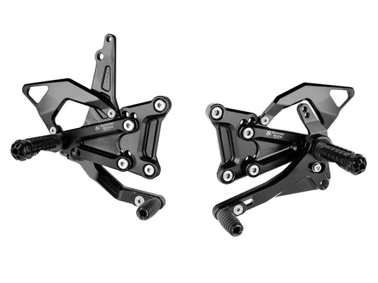 BONAMICI RACING ADJUSTABLE REAR SETS KIT KAWASAKI ZX-10R 2016-2020