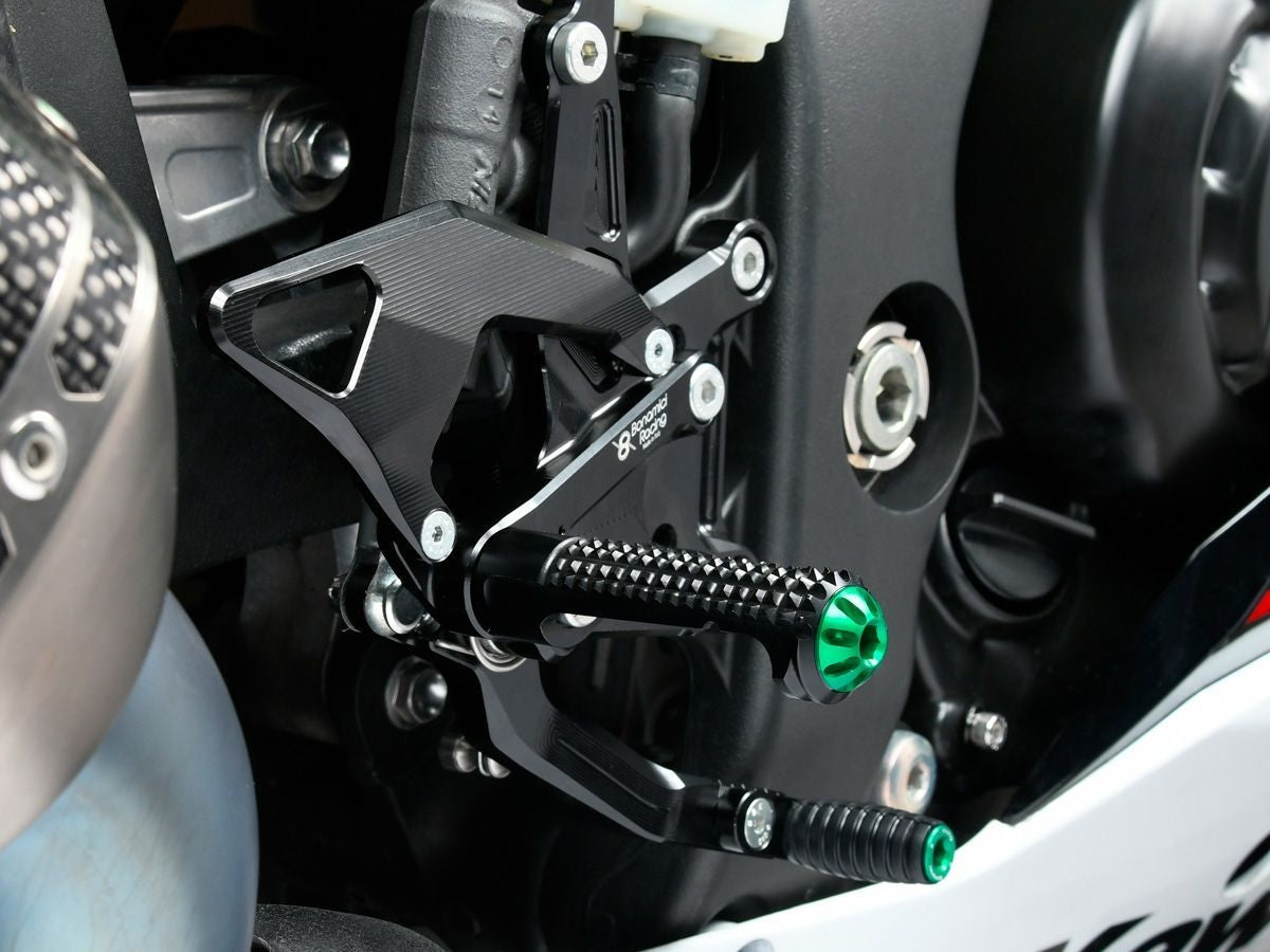 BONAMICI RACING ADJUSTABLE REAR SETS KIT KAWASAKI ZX-10R 2016-2020