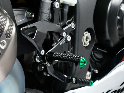 BONAMICI RACING ADJUSTABLE REAR SETS KIT KAWASAKI ZX-10R 2016-2020
