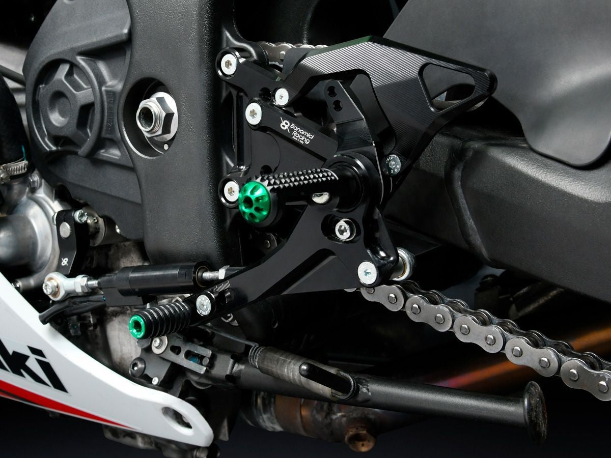 BONAMICI RACING ADJUSTABLE REAR SETS KIT KAWASAKI ZX-10R 2016-2020