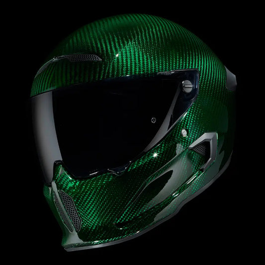 ATLAS 4.0 HELMET - EMERALD CARBON