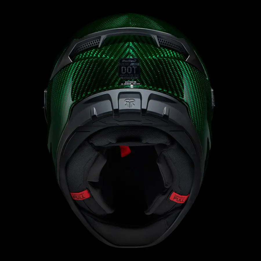 ATLAS 4.0 HELMET - EMERALD CARBON