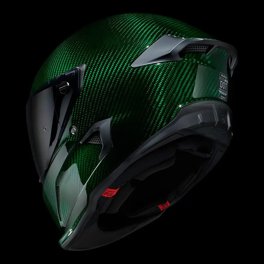 ATLAS 4.0 HELMET - EMERALD CARBON