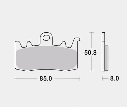 Front Brake Pads Sintered - 07BB38SA - Brembo