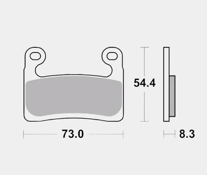 Front Brake Pads Sintered - 07GR90SA - Brembo