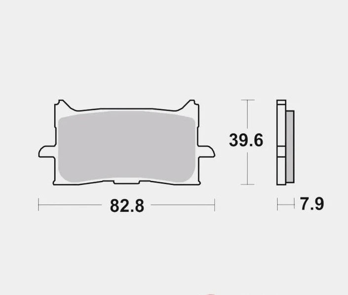 Front Brake Pads Sintered - 07HO62SA - Brembo