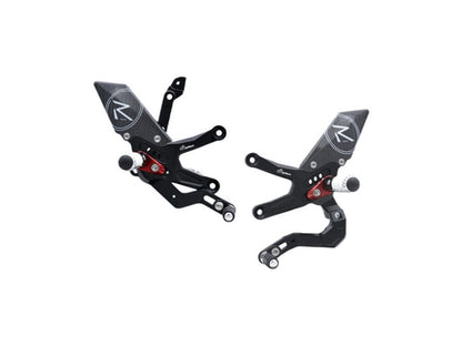 LIGHTECH R VERSION REAR SETS REVERSE GEARBOX KAWASAKI ZX-10 R 2021-2022