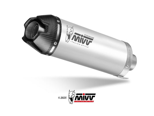 MIVV AK-1 TITANIUM-CARBON SILENCER KAWASAKI Z 900 2025