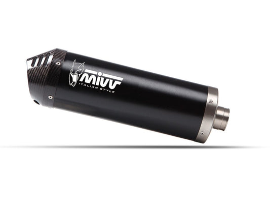 MIVV BLACK SILENCER OVAL STAINLESS STEEL SYM ADX TG 400 2025