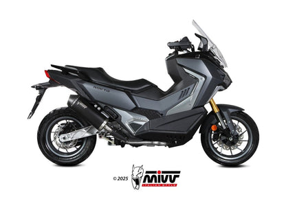 MIVV BLACK SILENCER OVAL STAINLESS STEEL SYM ADX TG 400 2025