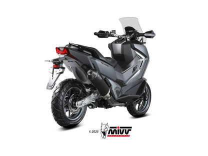 MIVV BLACK SILENCER OVAL STAINLESS STEEL SYM ADX TG 400 2025