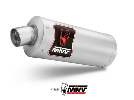 MIVV DAKAR STAINLESS STEEL SILENCER YAMAHA TENERE 700 2019-2025