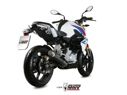 MIVV FULL EXHAUST SPORT GPPRO STAINLESS STEEL BLACK BMW G 310 R 2018-2024 USED